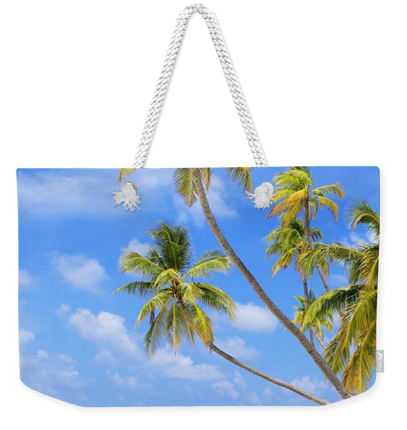 Scenics Weekender Tote Bag featuring the photograph Tropical Paradise In Maldives #1 by Skynesher