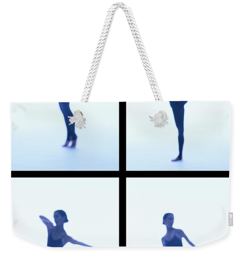 Ballet Dancer Weekender Tote Bag featuring the photograph Tungsten Shot Of Four Different #1 by George Doyle