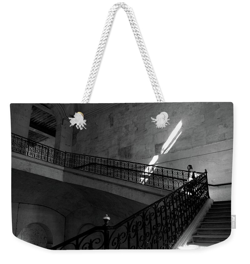 Stairs Weekender Tote Bag featuring the photograph Where Does It Lead? by Edward Lee