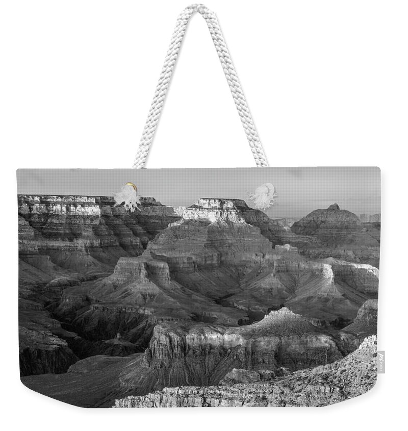 Disk1216 Weekender Tote Bag featuring the photograph Wotans Throne, Grand Canyon #1 by Tim Fitzharris