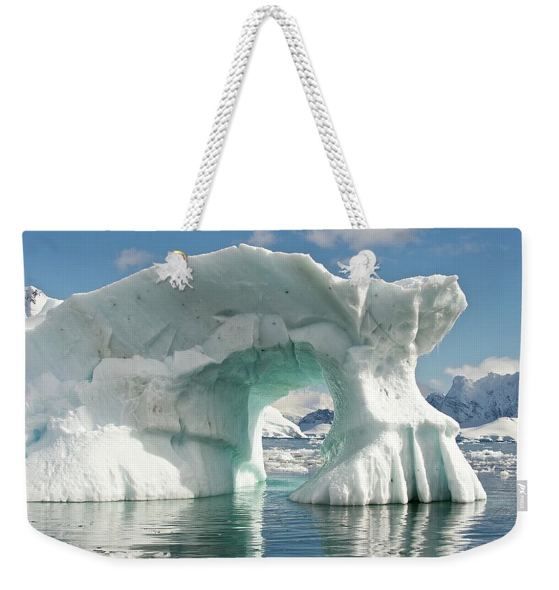 Tranquility Weekender Tote Bag featuring the photograph Antarctic Peninsula, Antarctica #13 by Enrique R. Aguirre Aves