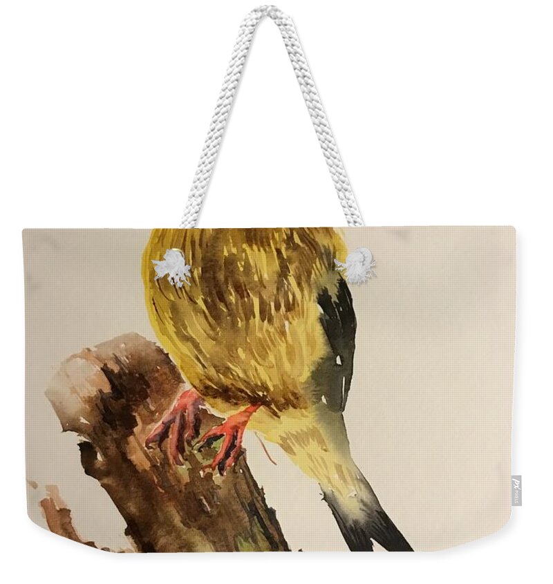 1412019 Weekender Tote Bag featuring the painting 1412019 by Han in Huang wong