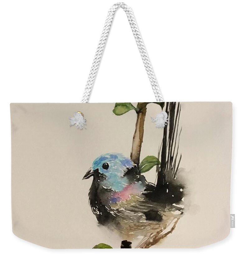 1442019 Weekender Tote Bag featuring the painting 1442019 by Han in Huang wong