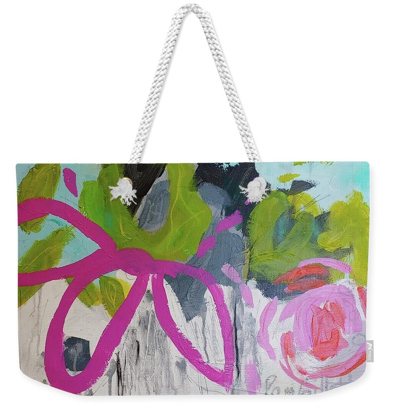  Weekender Tote Bag featuring the painting New Upload #7 by Pam Gillette