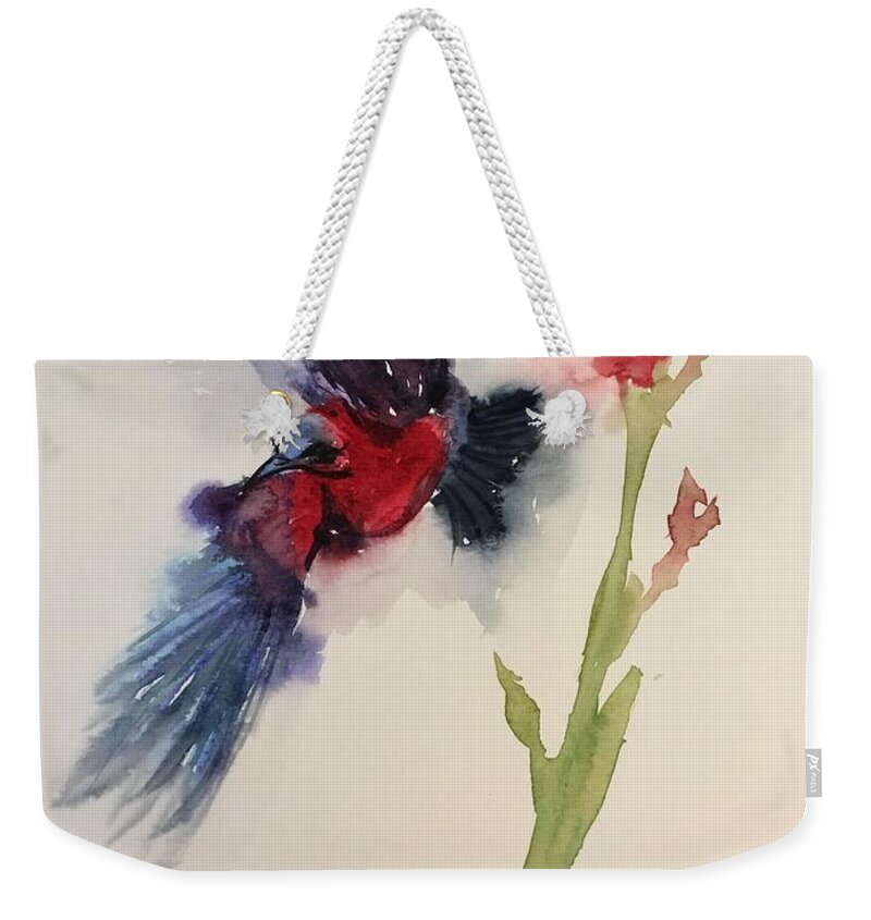 1882019 Weekender Tote Bag featuring the painting 1882019 by Han in Huang wong