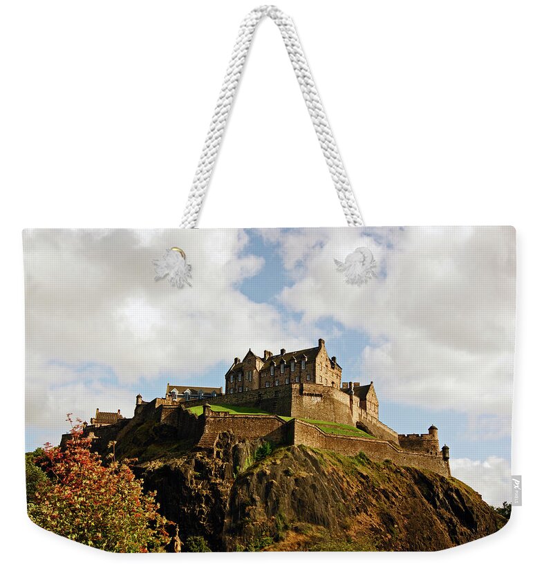 Scotland Weekender Tote Bag featuring the photograph 19/08/13 EDINBURGH, The Castle. by Lachlan Main