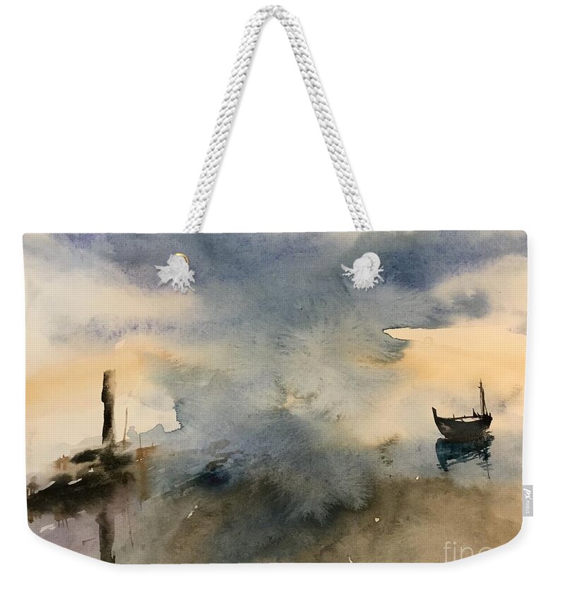 1902019 Weekender Tote Bag featuring the painting 1902019 by Han in Huang wong
