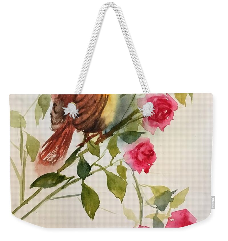 1922019 Weekender Tote Bag featuring the painting 1922019 by Han in Huang wong