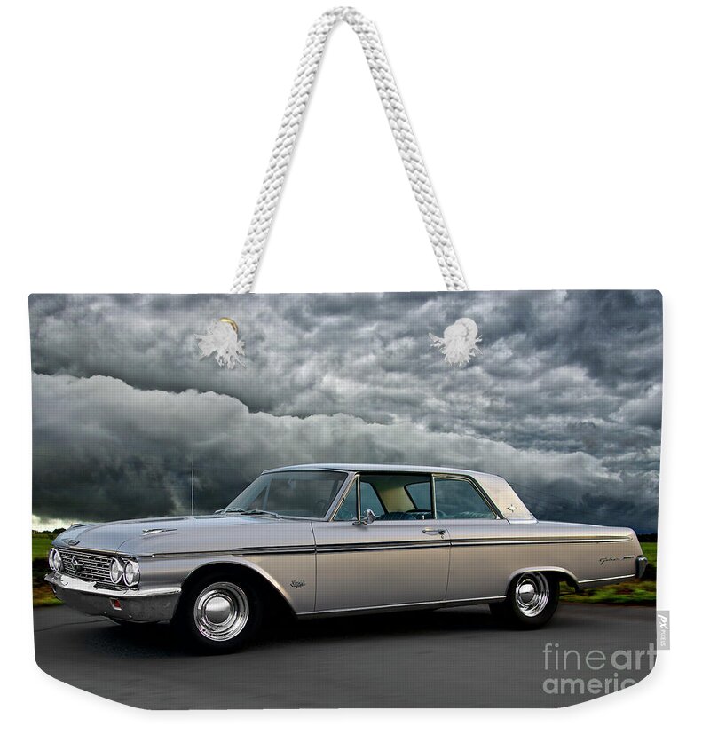 1962 Ford Galaxie 500 Xl Weekender Tote Bag featuring the photograph 1962 Ford Galaxie 500 XL by Dave Koontz
