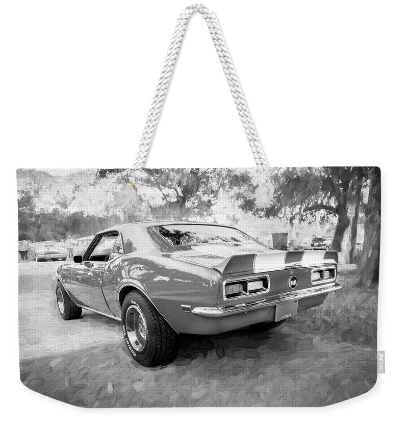 1968 Chevrolet Ss Camaro Weekender Tote Bag featuring the photograph 1968 Chevrolet Camaro 350 SS 003 by Rich Franco