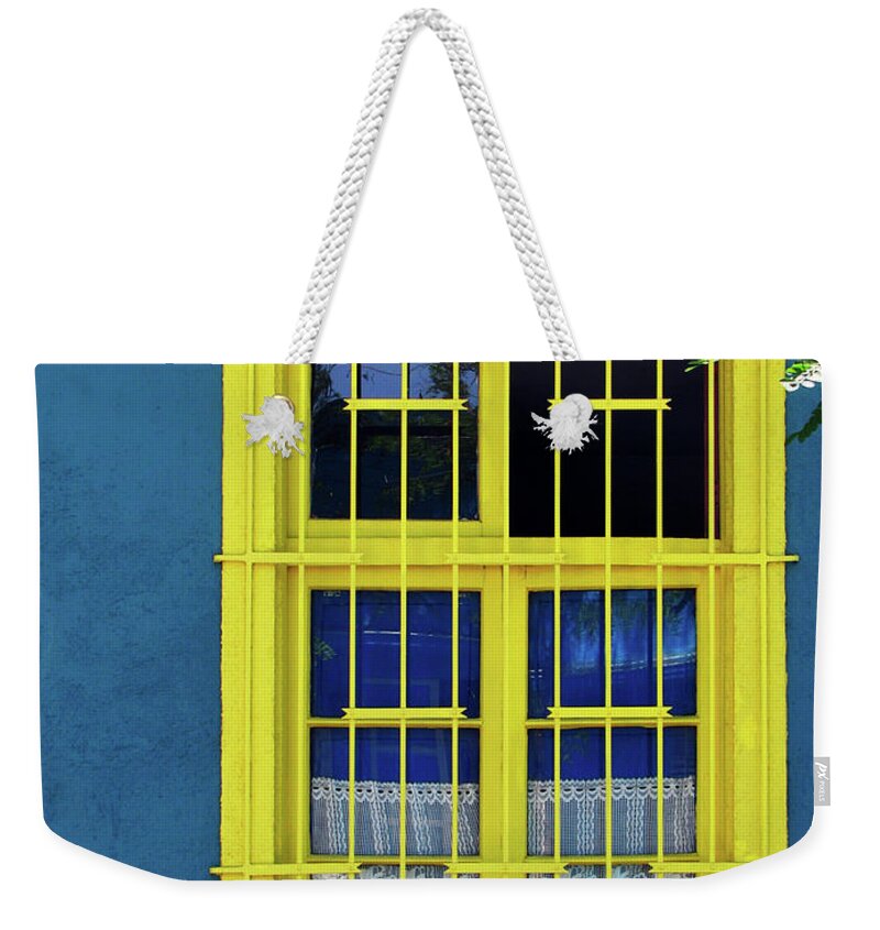Streetscape Weekender Tote Bag featuring the photograph 2 Calle Santiago by Rick Locke - Out of the Corner of My Eye