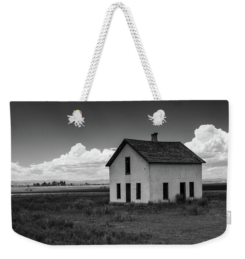 Abandoned Weekender Tote Bag featuring the photograph Old abandoned house in farming area #2 by Kyle Lee