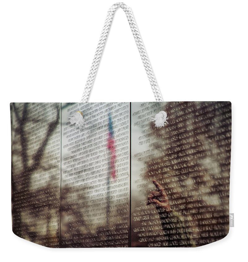 Arm Weekender Tote Bag featuring the photograph The Wall #2 by Bill Chizek
