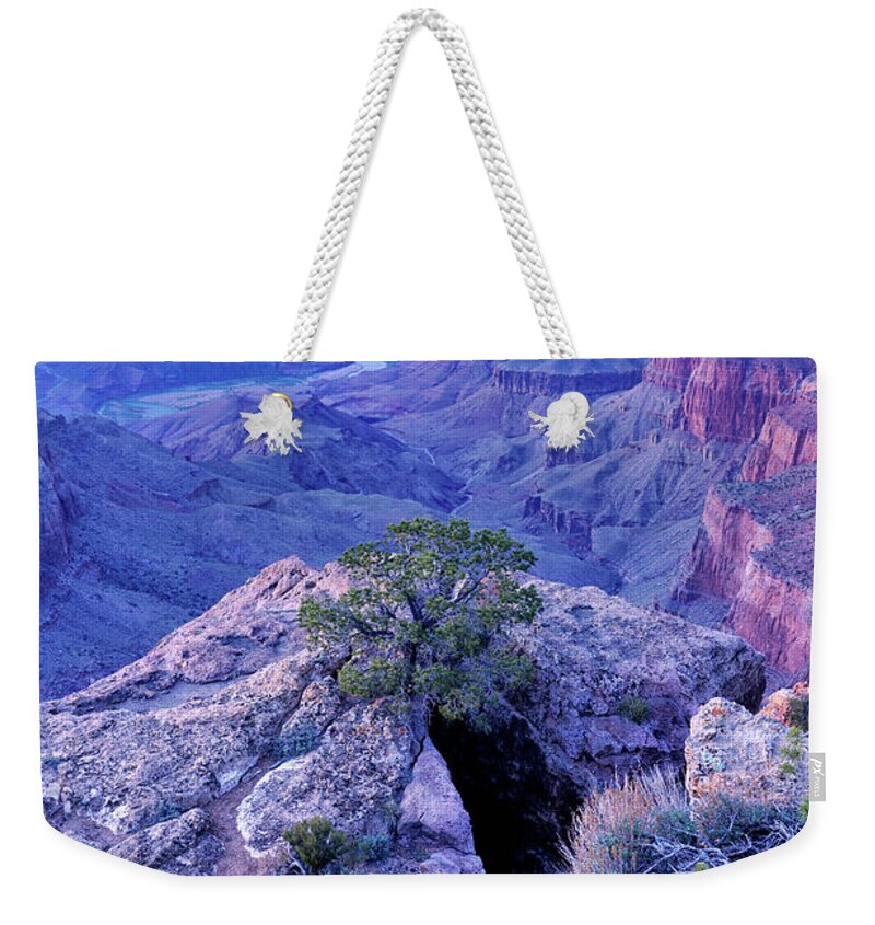 Scenics Weekender Tote Bag featuring the photograph Twilight Landscape Of Grand Canyon #2 by Rezus