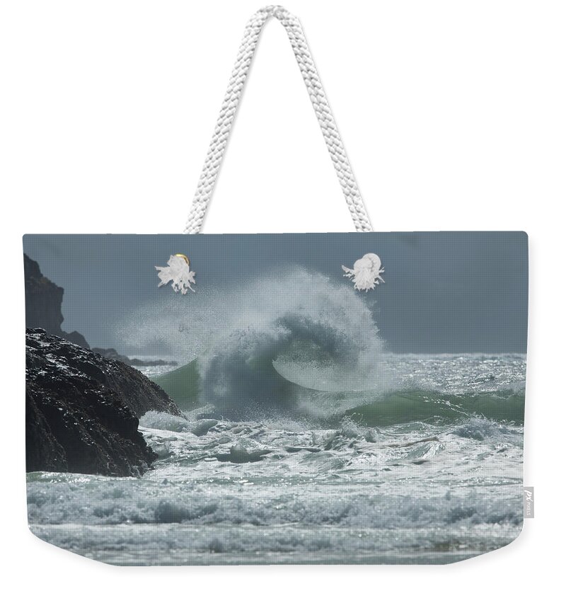Photography Weekender Tote Bag featuring the photograph Waves In The Pacific Ocean, Coral Sea #2 by Panoramic Images