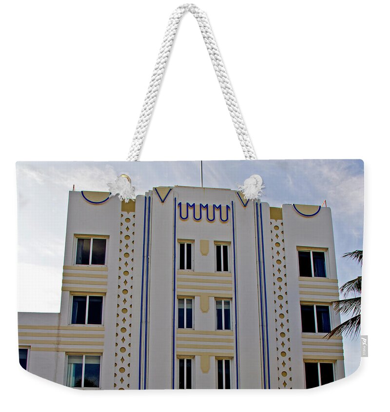 Art Deco Weekender Tote Bag featuring the photograph Art Deco - South Beach - Miami Beach #22 by Richard Krebs