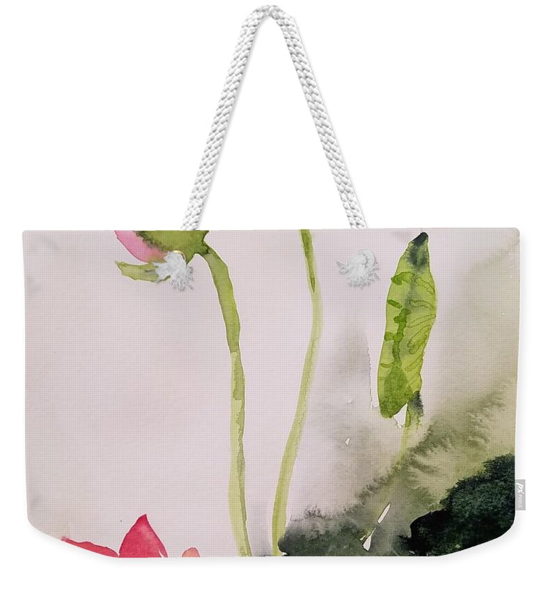 #23 2019 Weekender Tote Bag featuring the painting #23 2019 #23 by Han in Huang wong