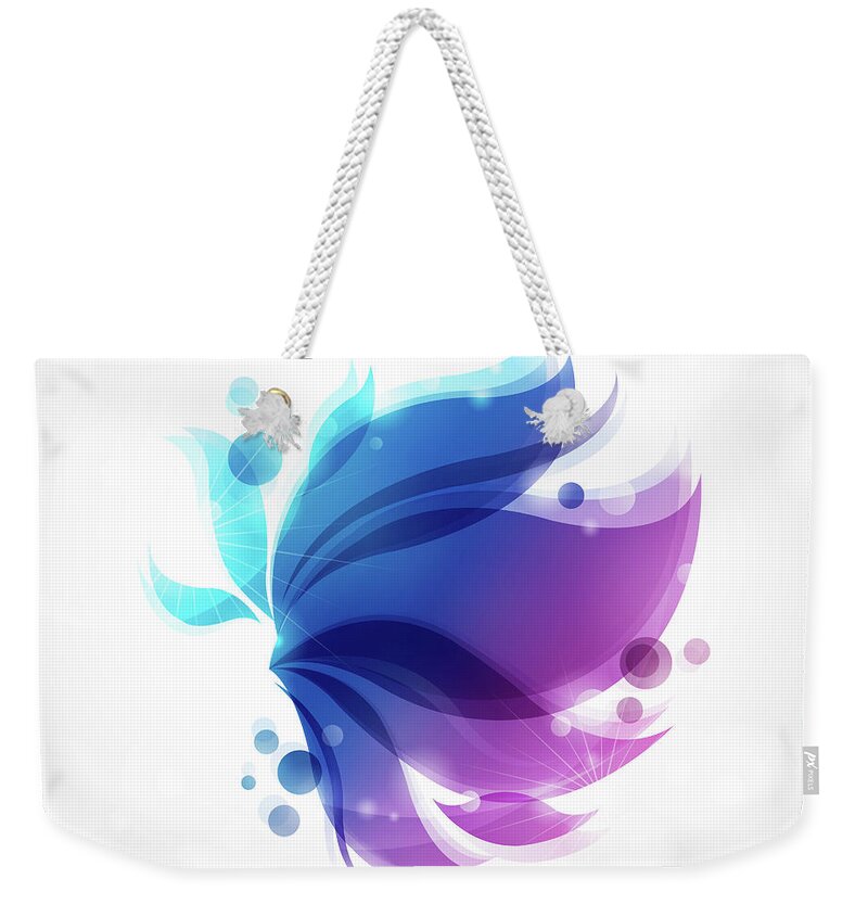 Cut Out Weekender Tote Bag featuring the digital art Close-up Of Design #24 by Eastnine Inc.