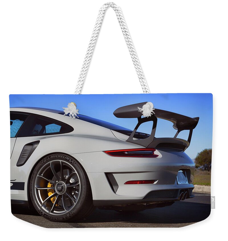 Cars Weekender Tote Bag featuring the photograph #Porsche 911 #GT3RS #Print #28 by ItzKirb Photography