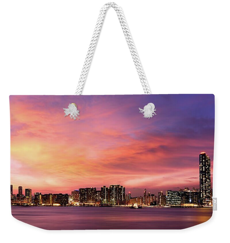 Tranquility Weekender Tote Bag featuring the photograph Kowloon West, Hong Kong, 2013 #3 by Joe Chen Photography