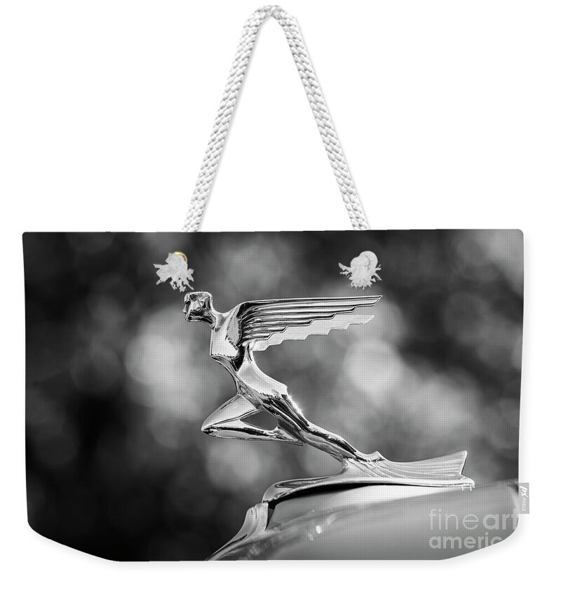 Auburn Weekender Tote Bag featuring the photograph '32 Auburn Ornament #32 by Dennis Hedberg