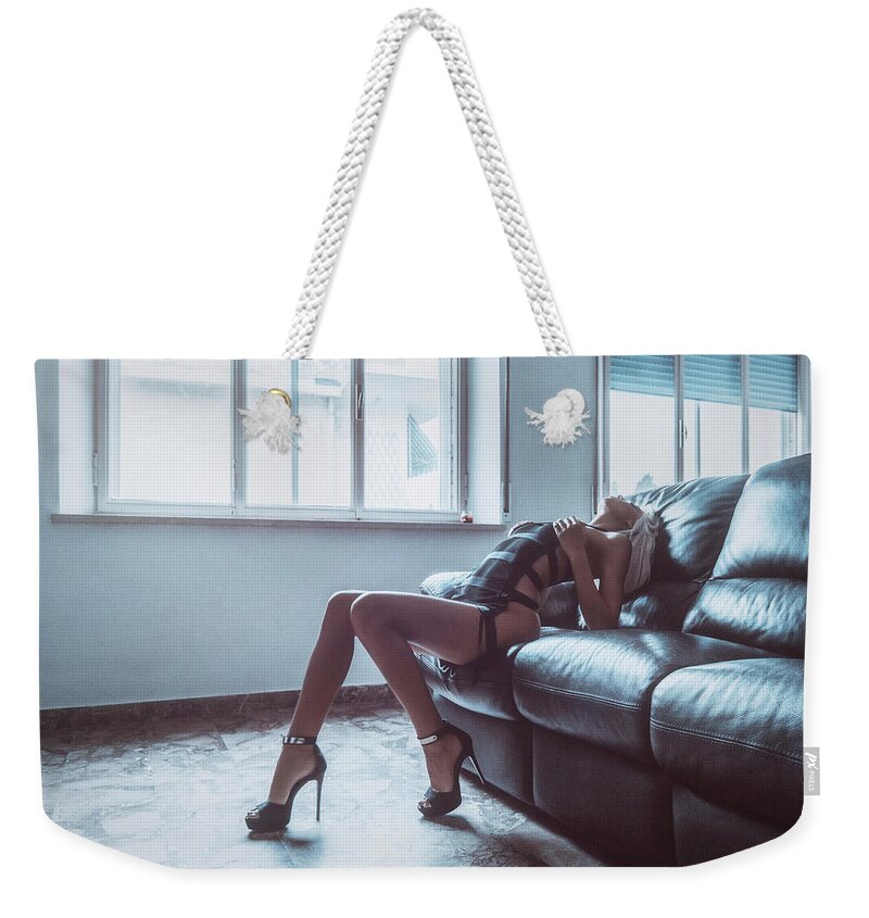 Accessories Weekender Tote Bag featuring the photograph 3904 by Traven Milovich