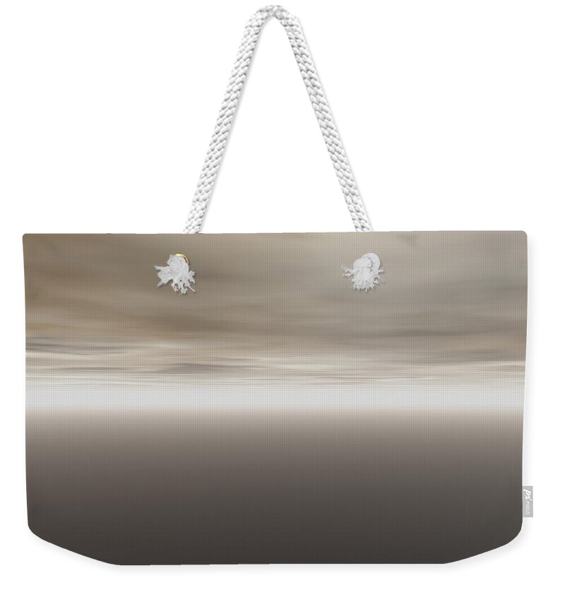 Black Color Weekender Tote Bag featuring the photograph 3d Render - Gloomy Abstract Gradient by Juliardi