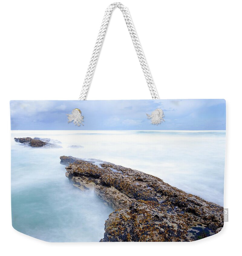 Scenics Weekender Tote Bag featuring the photograph Coastline Long Exposure #4 by Nphotos
