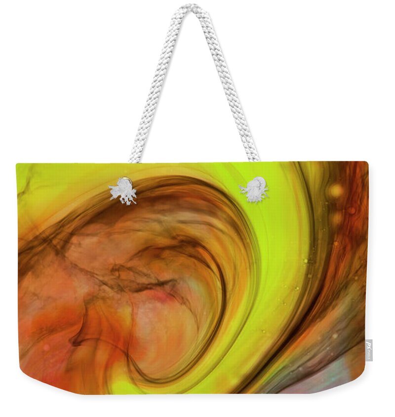 Part Of A Series Weekender Tote Bag featuring the photograph Colored Liquids #4 by Paul Taylor