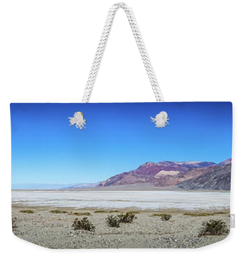 Park Weekender Tote Bag featuring the photograph Death Valley National Park Scenes In California #4 by Alex Grichenko