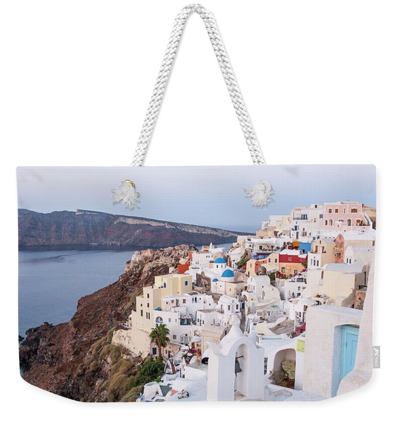 Tranquility Weekender Tote Bag featuring the photograph Santorini, Greece #4 by Neil Emmerson