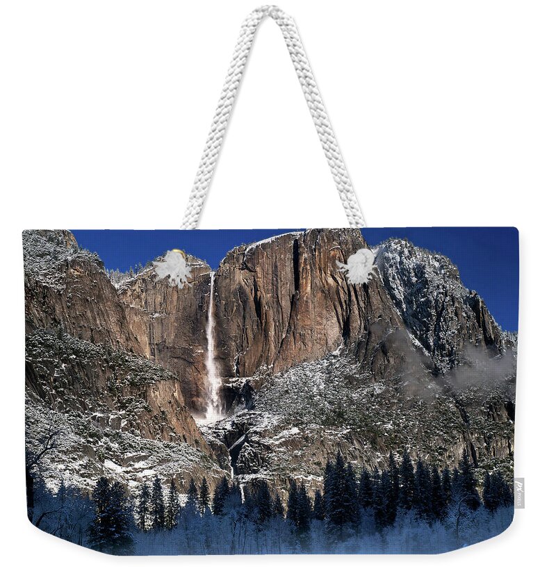 Snow Weekender Tote Bag featuring the photograph Yosemite National Park #4 by Mitch Diamond