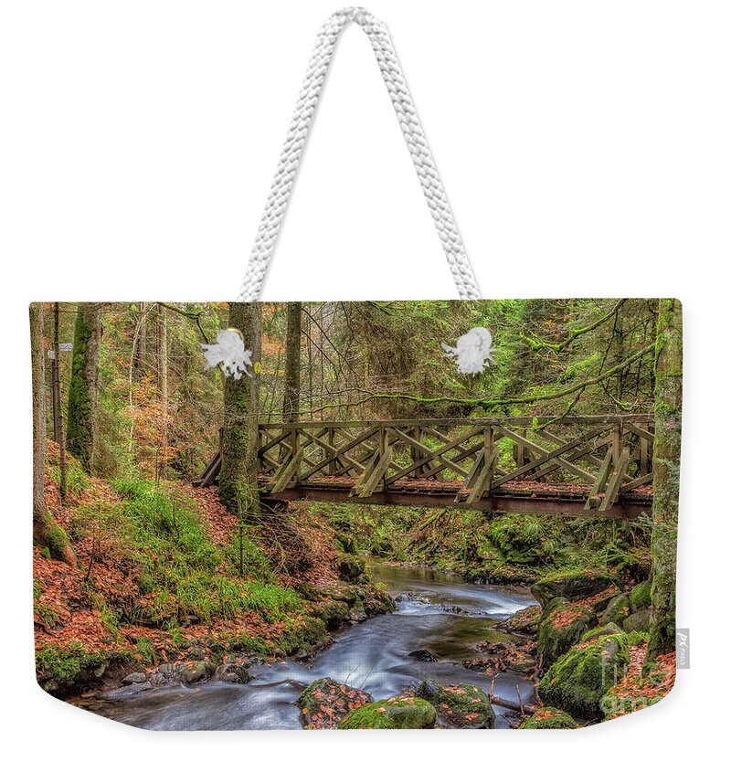 Ravenna-gorge Weekender Tote Bag featuring the photograph Cascades And Waterfalls #4 by Bernd Laeschke