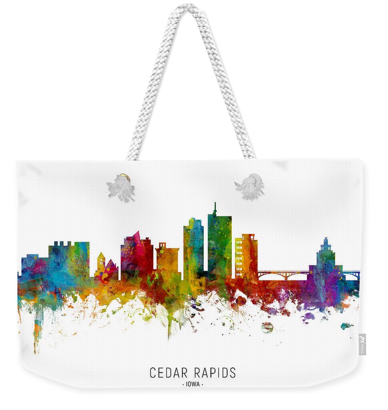 Cedar Rapids Weekender Tote Bags