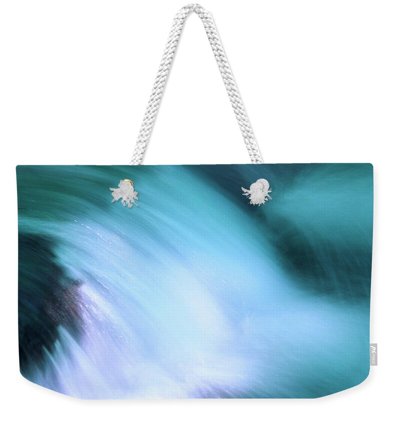 Outdoors Weekender Tote Bag featuring the photograph Falling Water #5 by Ooyoo