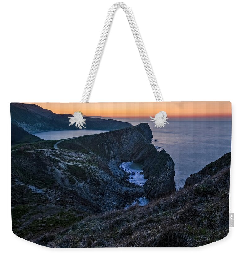Lulworth Cove Weekender Tote Bag featuring the photograph Lulworth Cove - England #5 by Joana Kruse