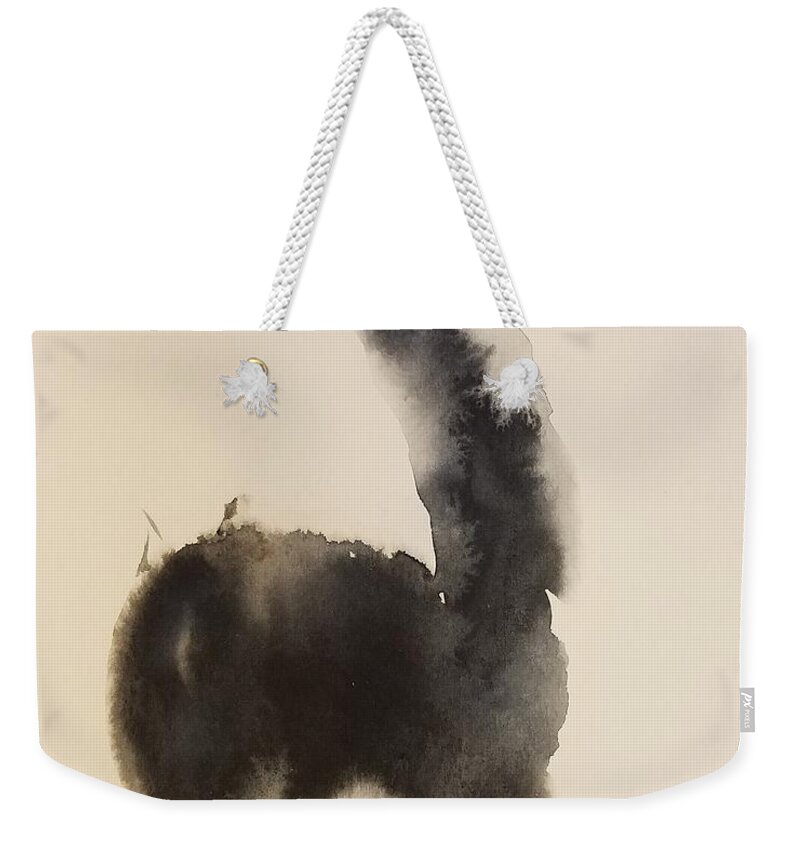 #51 2019 Weekender Tote Bag featuring the painting #51 2019 #51 by Han in Huang wong