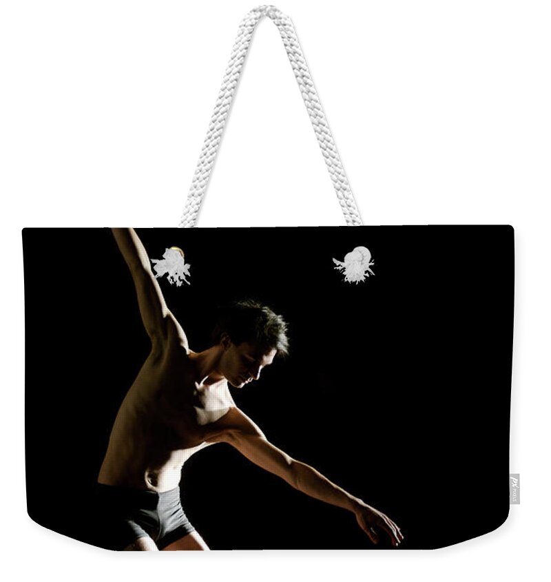 Ballet Dancer Weekender Tote Bag featuring the photograph Ballet And Contemporary Dancers #6 by John Rensten