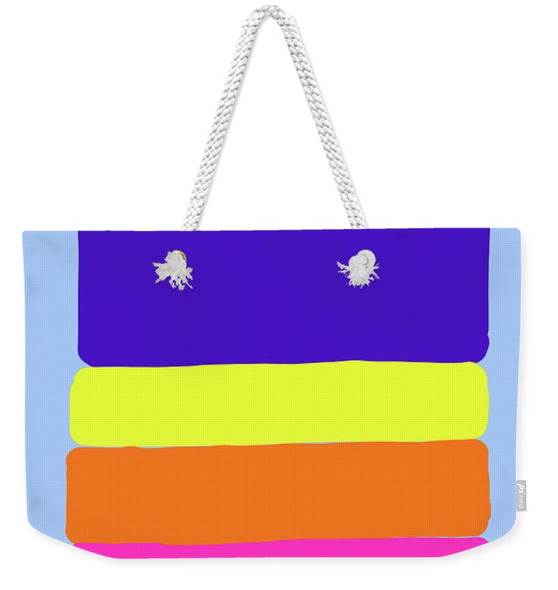  Weekender Tote Bag featuring the digital art 9-6-2019a by Walter Paul Bebirian