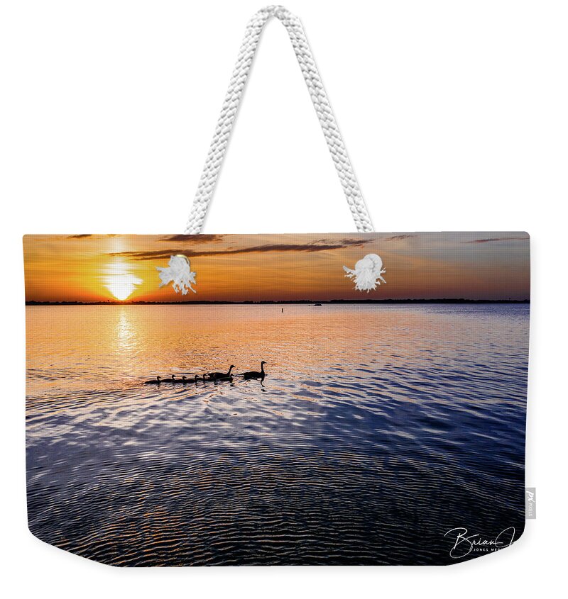  Weekender Tote Bag featuring the photograph Sunset #9 by Brian Jones