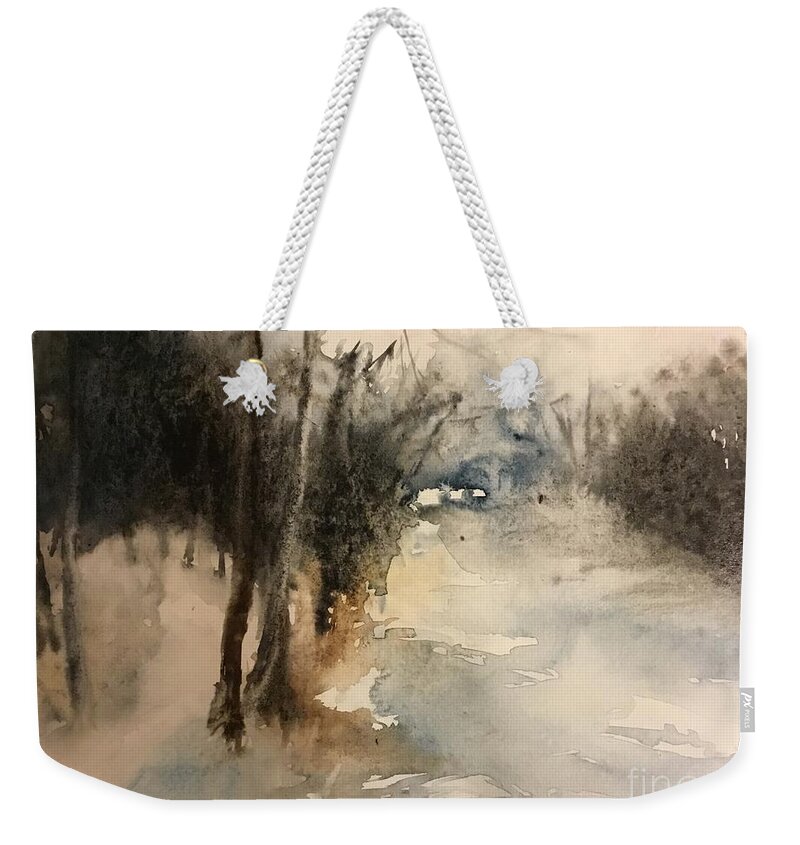 96209 Weekender Tote Bag featuring the painting 96209 by Han in Huang wong