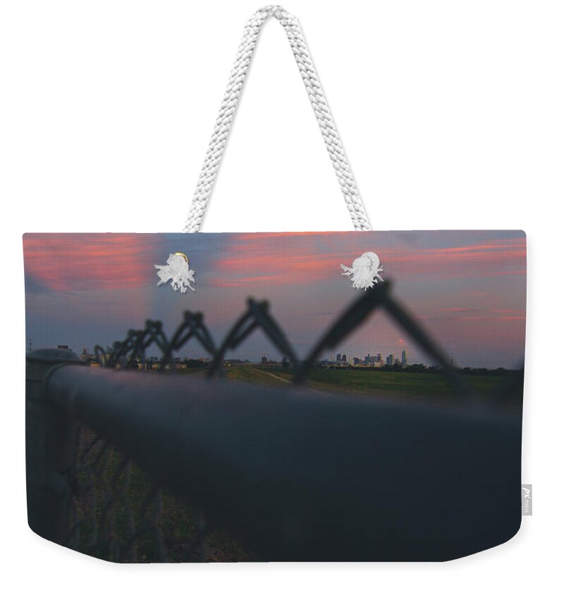 Fence Weekender Tote Bag featuring the photograph A Fence by Peter Hull