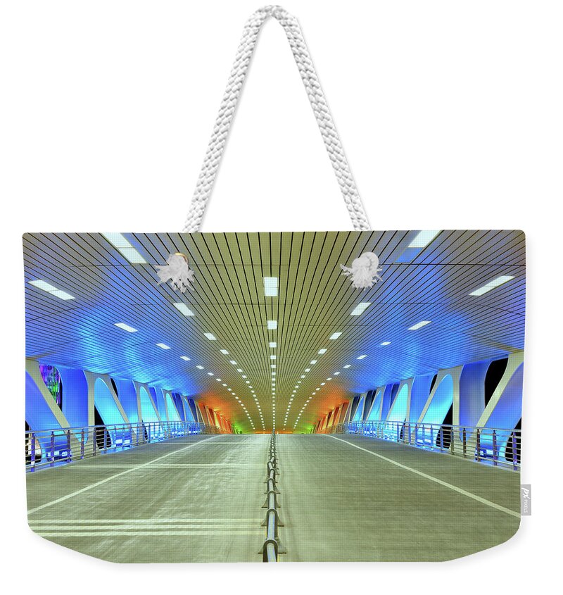 Tranquility Weekender Tote Bag featuring the photograph A Journey To The Future by Wei Fang