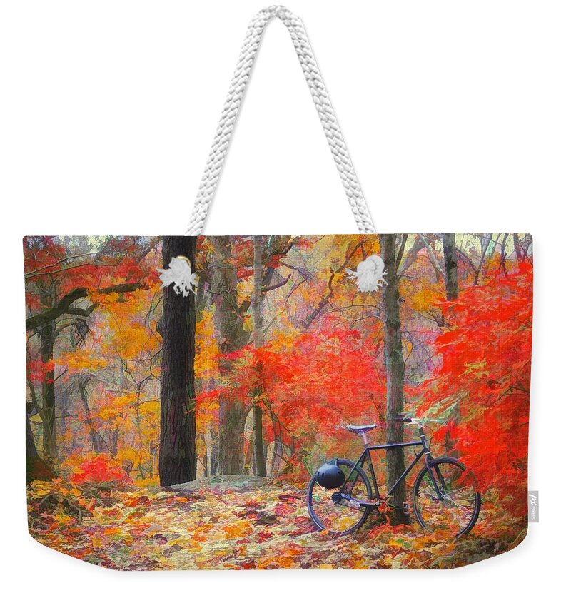  Weekender Tote Bag featuring the photograph A Nice Place to Stop by Jack Wilson