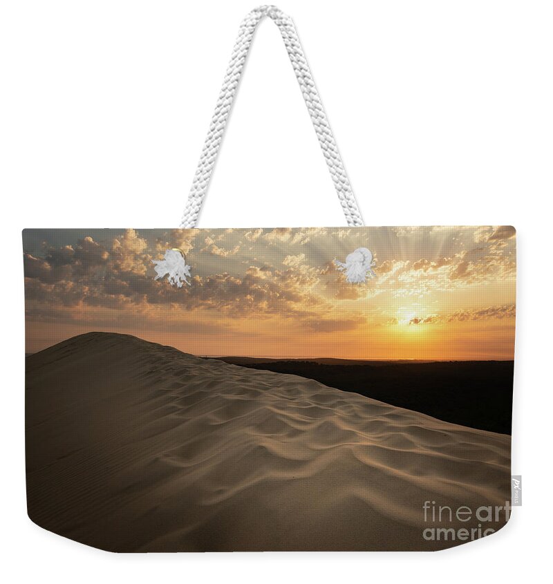 Aeolian Landform Weekender Tote Bag featuring the photograph A Peaceful Moment by Hannes Cmarits