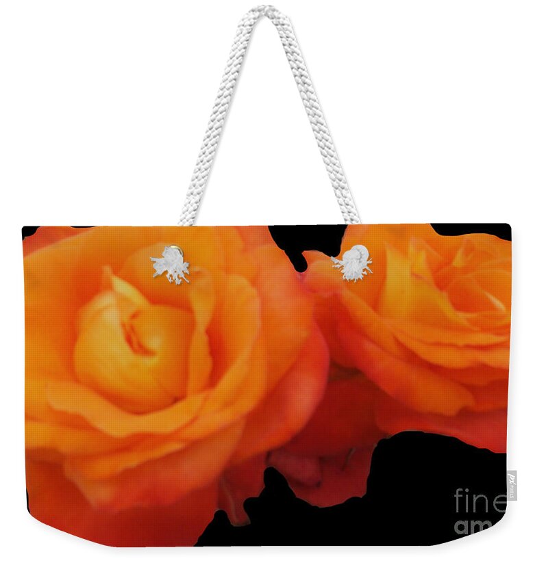 Rose Weekender Tote Bag featuring the digital art A Special Moment for you by Julie Grimshaw