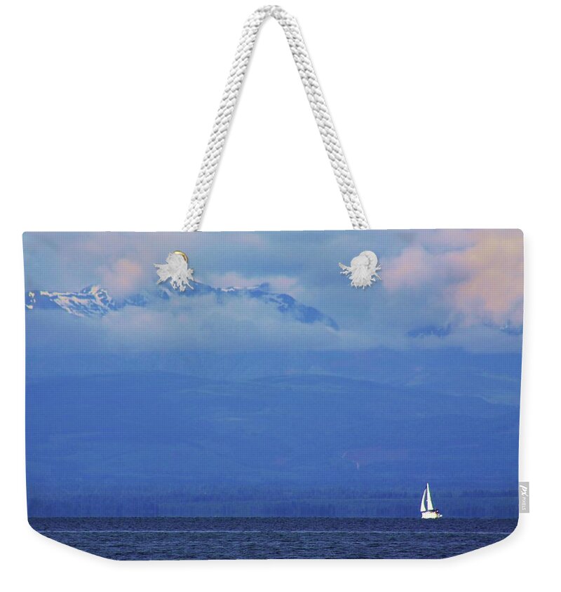 Sailing Weekender Tote Bag featuring the photograph A thousand words by Fred Bailey
