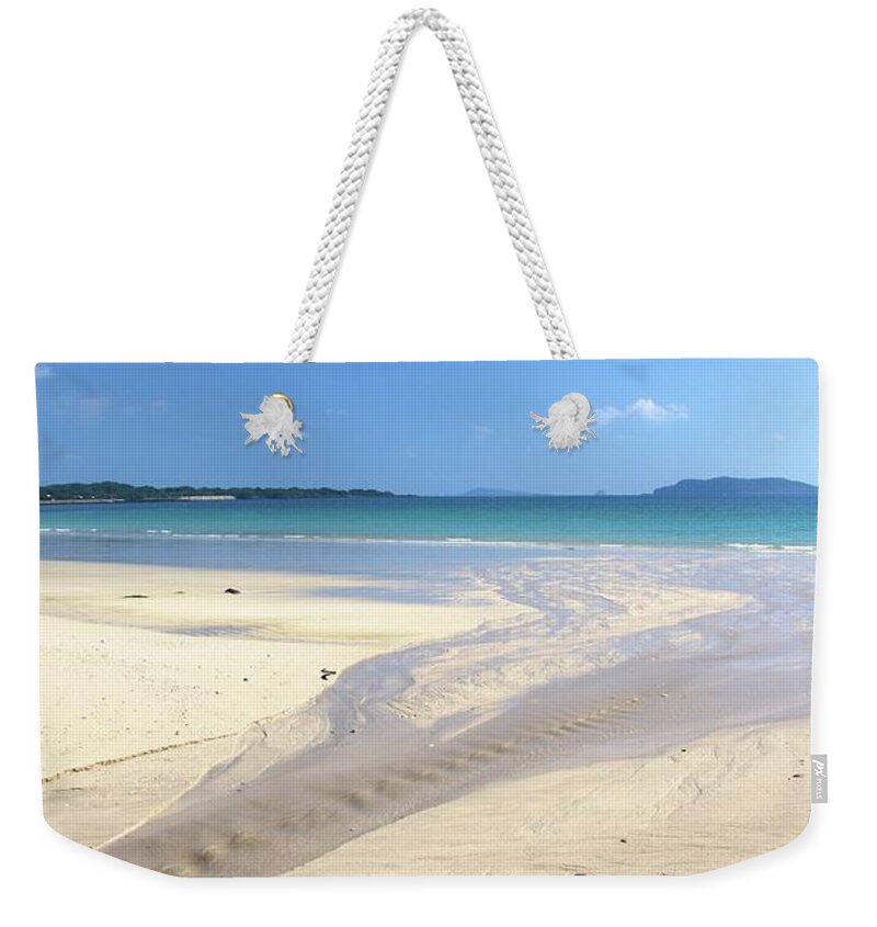 Empty Weekender Tote Bag featuring the photograph Abandoned Beach by Brian Farrell