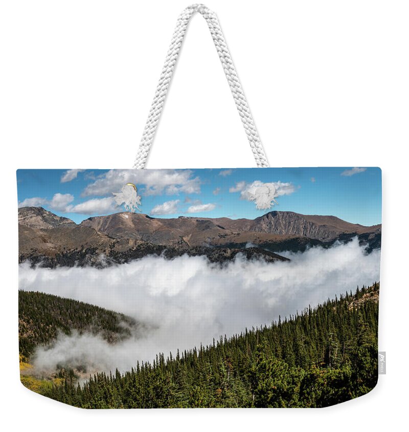 Above The Clouds Weekender Tote Bag featuring the photograph Above The Clouds by George Buxbaum