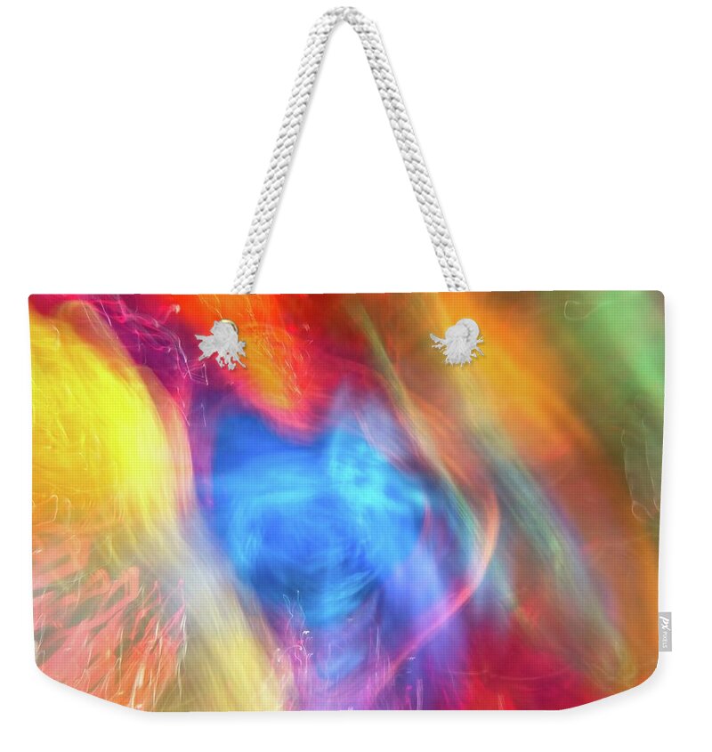 Background Weekender Tote Bag featuring the photograph Abstract 61 by Steve DaPonte